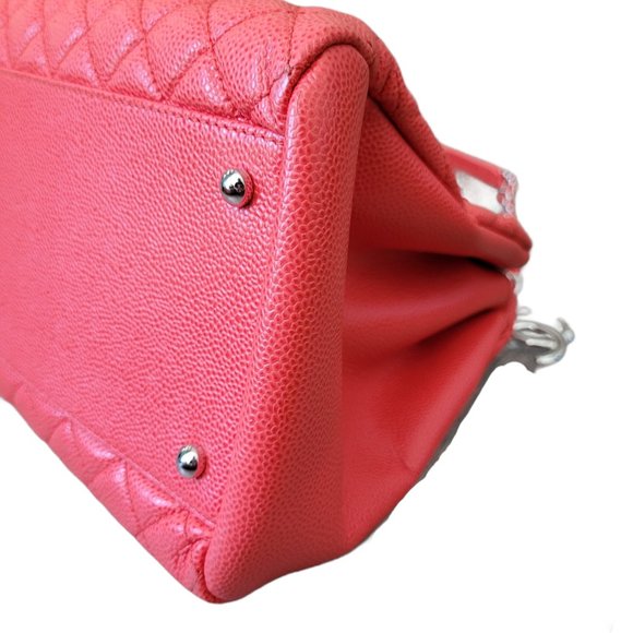 NEW Chanel Red Mademoiselle Bowling Bag - Picture 6 of 8